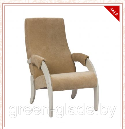 Кресло для отдыха модель 61М каркас Дуб шампань ткань Verona Vanilla