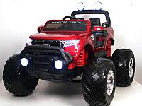 Детский электромобиль RiverToys Ford Ranger Monster Truck 4WD DK-MT550 (вишневый) глянец лицензия