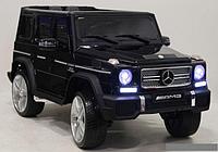 Детский электромобиль RiverToys Mercedes-Benz G65 AMG 4WD (черный) полноприводный лицензия