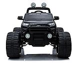 Детский электромобиль RiverToys Ford Ranger Monster Truck 4WD DK-MT550 (черный глянец) Лицензия, фото 3