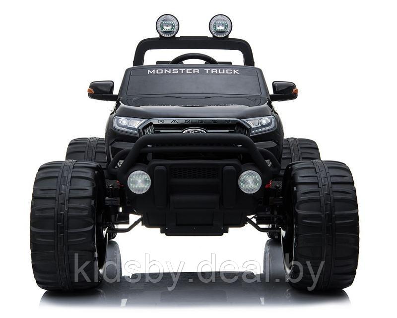 Детский электромобиль RiverToys Ford Ranger Monster Truck 4WD DK-MT550 (черный глянец) Лицензия - фото 3 - id-p25099247