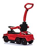 Детская машинка- Каталка RiverToys Mercedes-Benz A010AA-H (красный) шестиколесный, фото 2