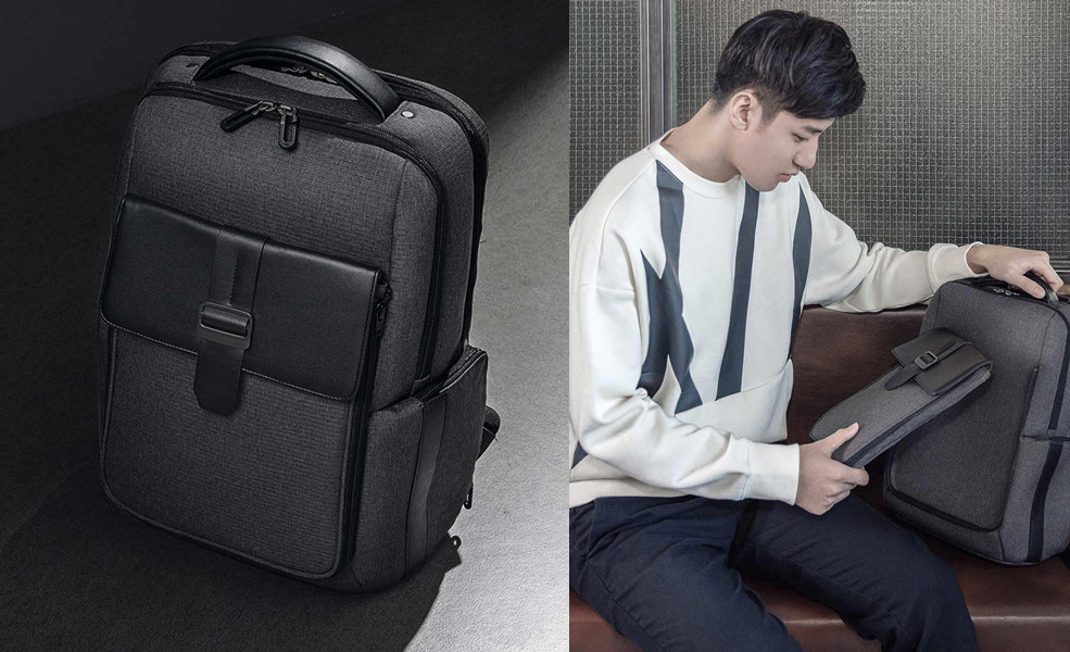 Рюкзак Xiaomi Fashionable Commuting Backpack GREY - фото 5 - id-p112580332