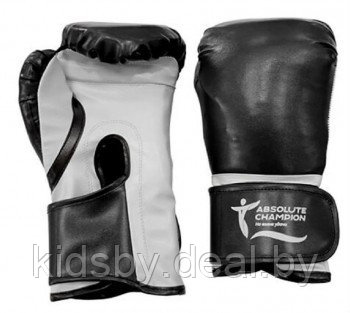 Перчатки боксерские Absolute Champion 1130 (10oz, черный) - фото 1 - id-p94300397