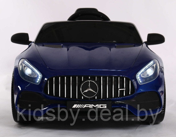 Детский электромобиль RiverToys Mercedes-Benz AMG GT O008OO (синий) автокраска глянец лицензия - фото 3 - id-p109520744