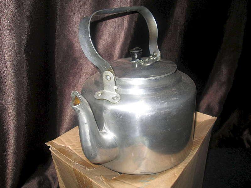 Чайник костровой армейский (литой алюминий 5 литров). - фото 3 - id-p112876455