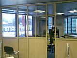 Офисная перегородка стекло, Персиковый, фото 2