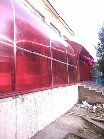 Изготовление навеса над входом в главный корпус ЧП "Санаторий имени В.И.Ленина" 2