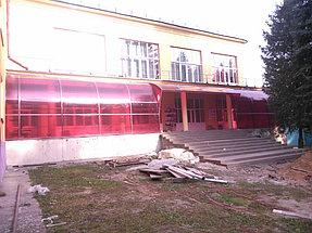 Изготовление навеса над входом в главный корпус ЧП "Санаторий имени В.И.Ленина" 3