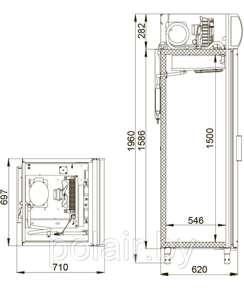 Шкаф холодильный фармацевтический ШХФ-0,5ДС-4 - фото 2 - id-p112941439