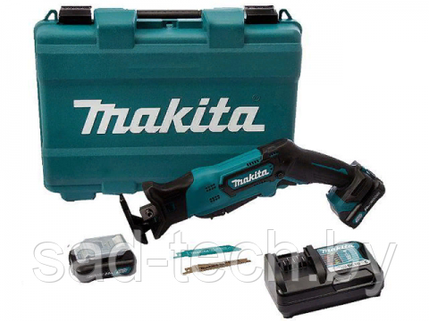 Аккум. сабельная пила MAKITA JR 105 DWAE в чем. (10.8 В, 2 акк., 2.0 А/ч, Li-Ion, дерево до 50 мм, металл до, фото 2