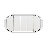 Celiane - Лицевая панель для выключателя с 5 клавишами белый 068011