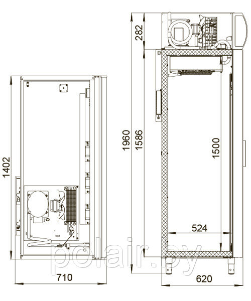 Шкаф холодильный фармацевтический ШХФ-1,0ДС-8 - фото 2 - id-p112941797