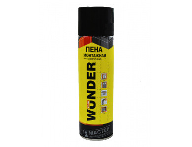 Пена монтажная бытовая WUNDER Foam всесезонная 335 мл, Минск