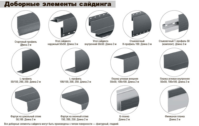 Доборные элементы сайдинга