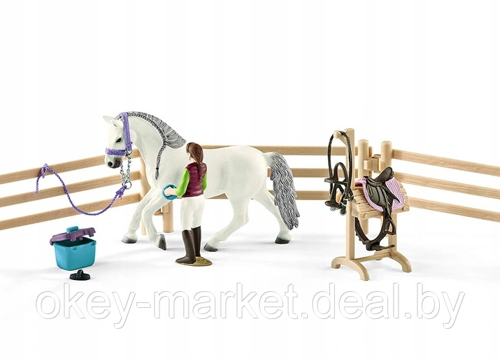 Игровой набор Schleich Школа верховой езды с лошадьми и наездниками 42389 - фото 9 - id-p112942300