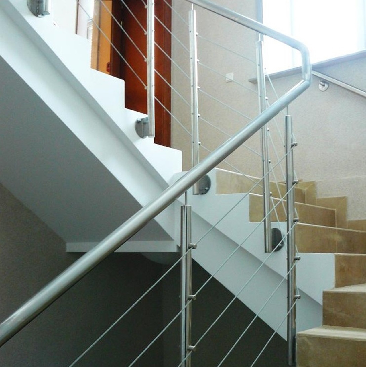 Ограждение для лестниц из стекла и нержавеющей стали - фото 7 - id-p6566071