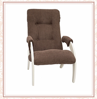 Кресло для отдыха модель 61 каркас Дуб шампань ткань Verona Brown