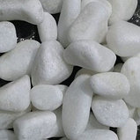 Камень декоративный природный натуральный галька / Snow white pebbles / Турция / 2-4 см., фото 2