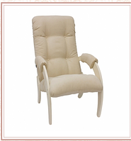Кресло для отдыха модель 61 каркас Дуб шампань ткань Verona Vanilla
