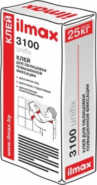 ilmax 3100 unifix Клей для плитки повышенной фиксации. 25кг - фото 1 - id-p6566269