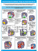 Плакат по охране труда Инструктаж по охране труда на рабочем месте