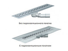 Душевой канал AСО ShowerDrain B-line с решеткой (с горизонтальным фланцем), фото 2