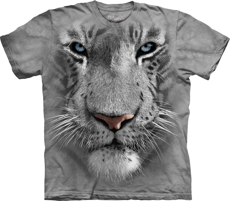 Белый тигр 3d футболки the mountain