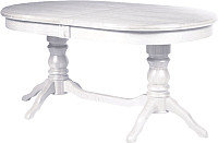Стол обеденный раскладной Мебель-класс Зевс (Белый)