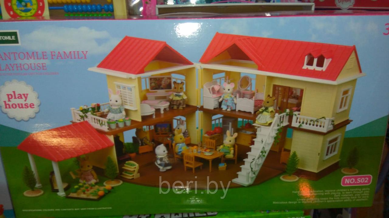 S02 Домик для зверюшек и кукол Happy family, домик для кукол (аналог Sylvanian families) - фото 1 - id-p112148764