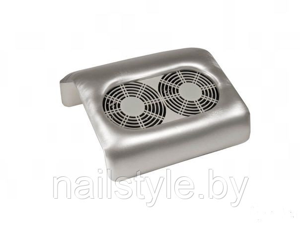 Пылесос для маникюра настольный Double Strong Fans 858-3 65W (Серебро)