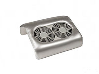 Пылесос для маникюра настольный Double Strong Fans 858-3 65W (Серебро)