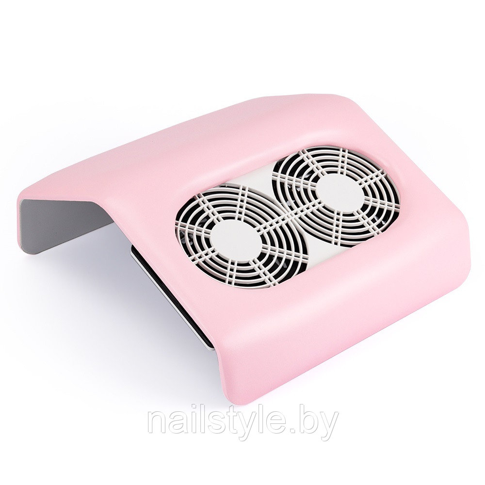Пылесос для маникюра настольный Double Strong Fans 858-3 65W (Розовый) - фото 1 - id-p112975230