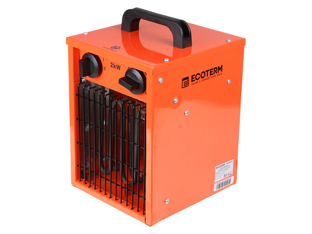 Нагреватель воздуха электр. Ecoterm EHC-02/1E (кубик, 2 кВт, 220 В, термостат) - фото 1 - id-p112877131