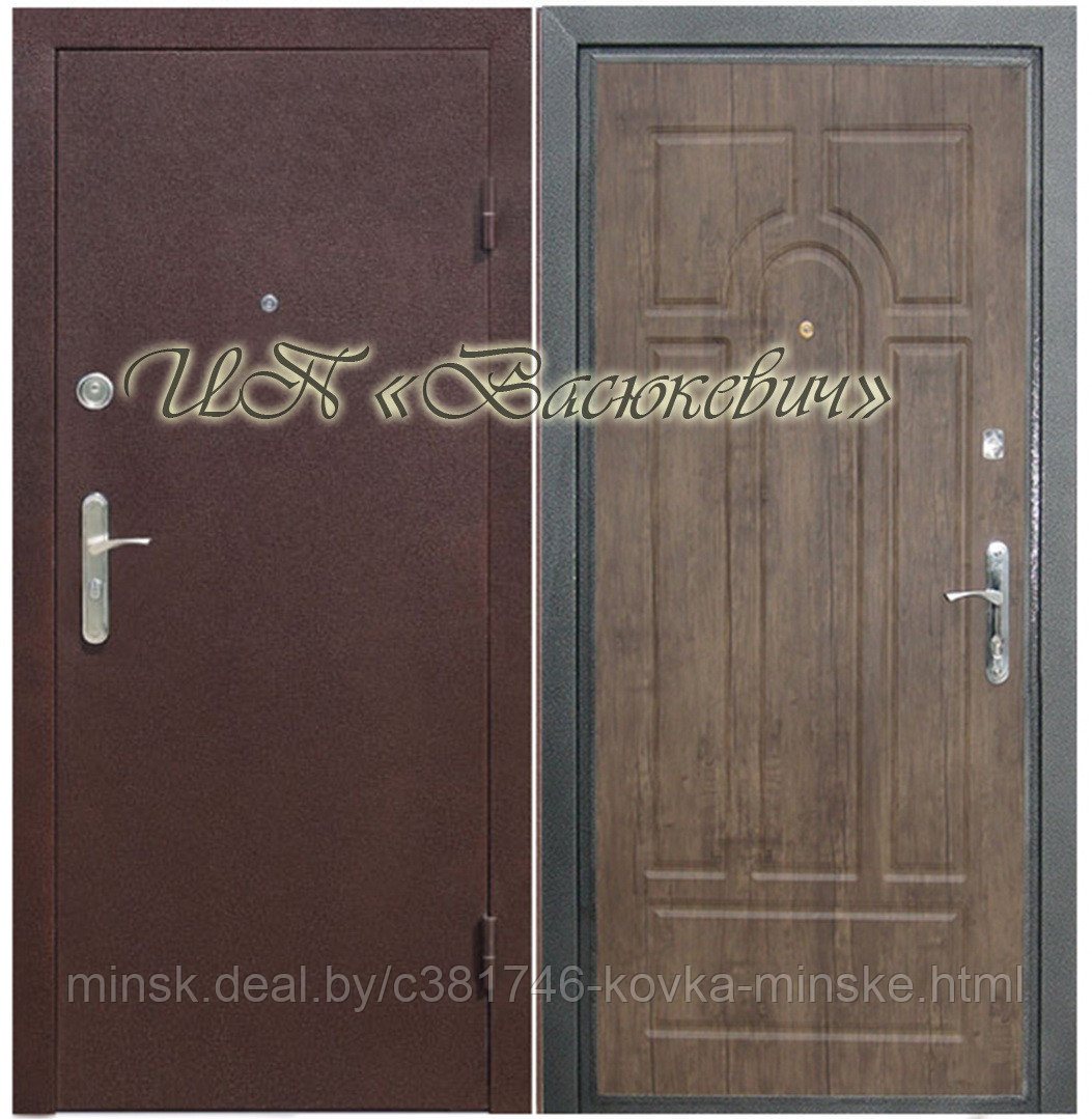 Универсальная Металлическая Дверь ЭКО-4/2 (для дома, для дачи, для тамбура, для офиса, в гараж) - фото 3 - id-p112982507