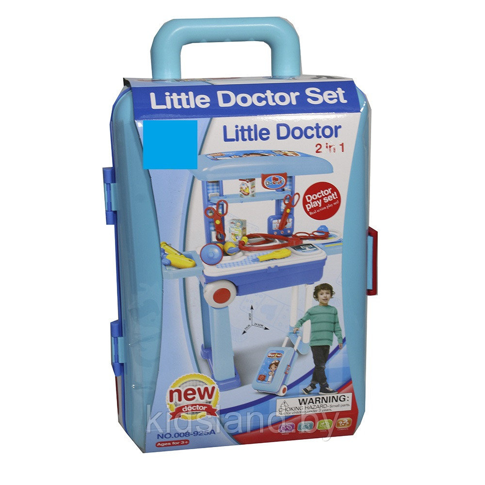 Игровой набор "Доктор" в чемоданчике на колесах, арт. 008-925A - фото 2 - id-p112981650
