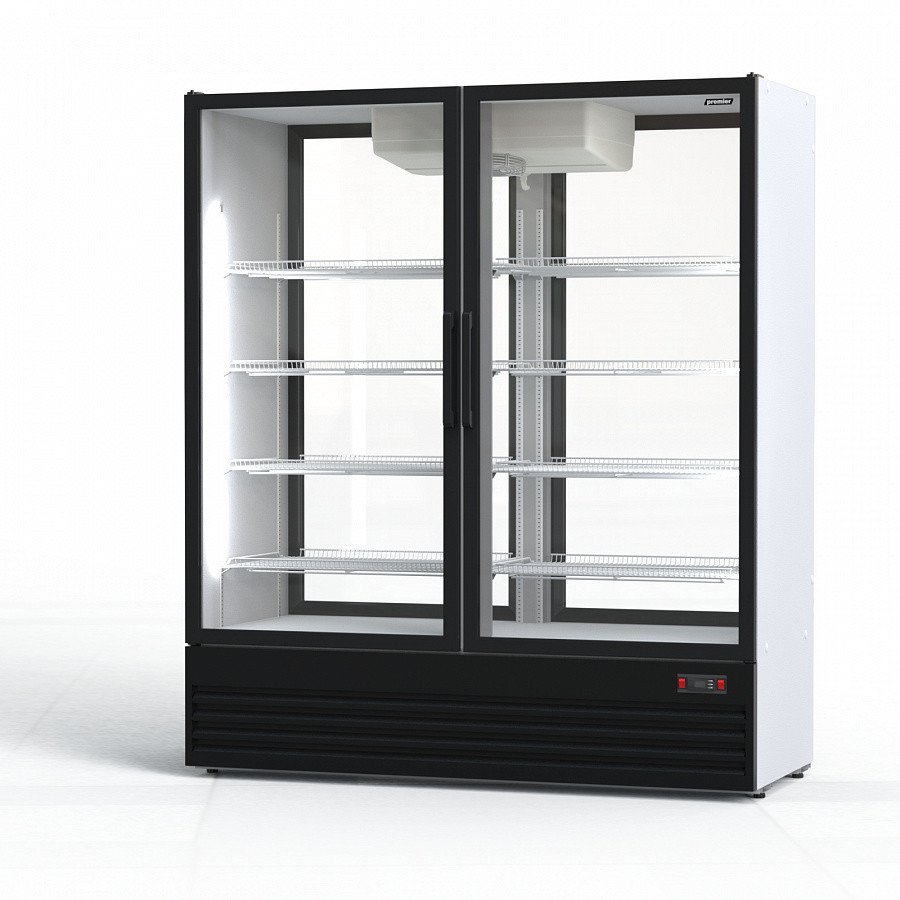 Шкаф холодильный Premier ШВУП1ТУ-1,6 С2 (В/Prm, +1…+10) стекло с двух сторон