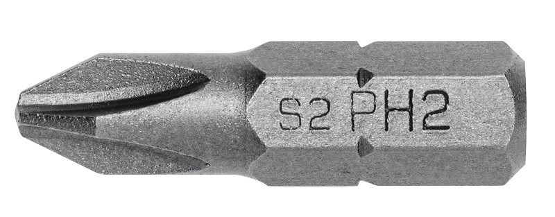 Биты PH1, 25 мм, сталь S2, 5 шт. HOEGERT HT1S301