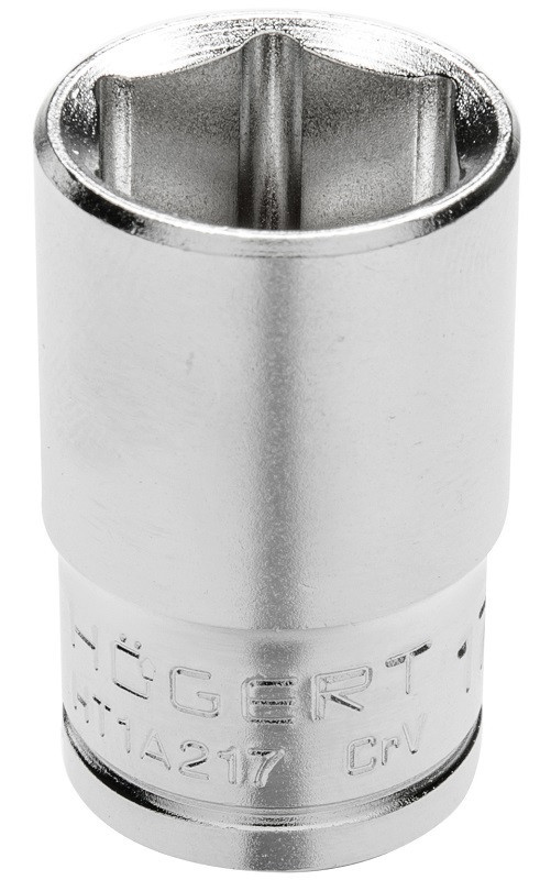 Торцевая головка шестигранная 1/2", 10 мм, сталь CrV, DIN 3124 HOEGERT HT1A210