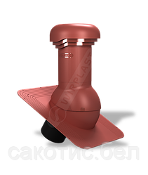 WirPlast W-01 Wirovent Standard Pro для битумной черепицы при монтаже кровли Ф125mm