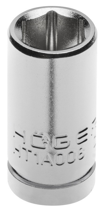 Торцевая головка шестигранная 1/4", 6 мм, CrV50BV30, DIN 3124, ASS-drive HOEGERT HT1A006