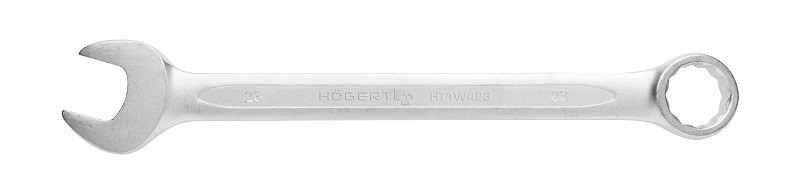 Ключ комбинированный 23 мм, сталь CrV, DIN 3113 HOEGERT HT1W423
