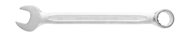Ключ комбинированный из стали CrV, 21 мм, DIN 3113 HOEGERT HT1W421