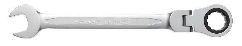 Ключ комбинированный шарнирный с трещоткой 18 мм, 72T, сталь CrV HOEGERT HT1R058