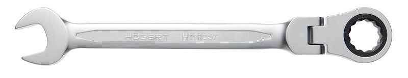 Ключ комбинированный шарнирный с трещоткой 19 мм, 72T, сталь CrV HOEGERT HT1R059
