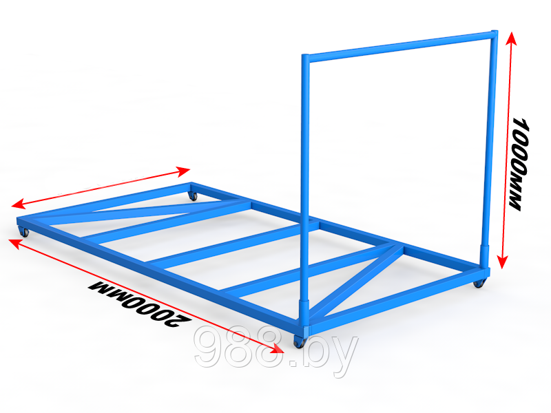 Тележка для спортивных матов
