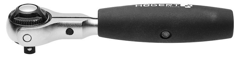 Трещотка с поворотной головкой, 1/4", 72 зубца HOEGERT HT1R373