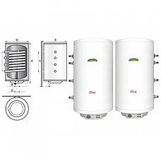 Бойлер косвенного нагрева Elektromet Venus Plus 140 (L/R), фото 3