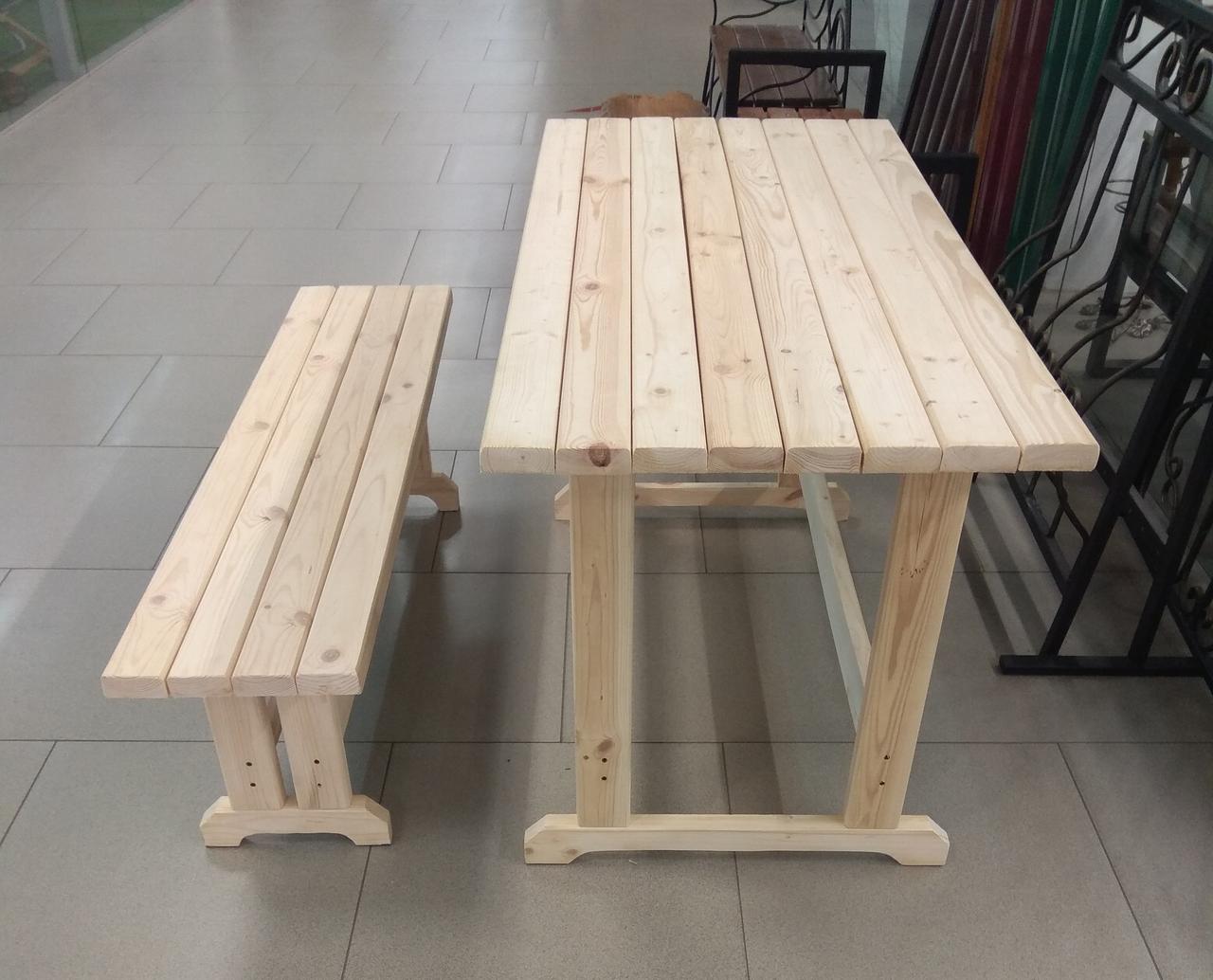 Деревянный стол 1500 - фото 6 - id-p112996175