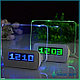Креативные LED Часы-Будильник HIGHSTAR Неоновый (синий), фото 10